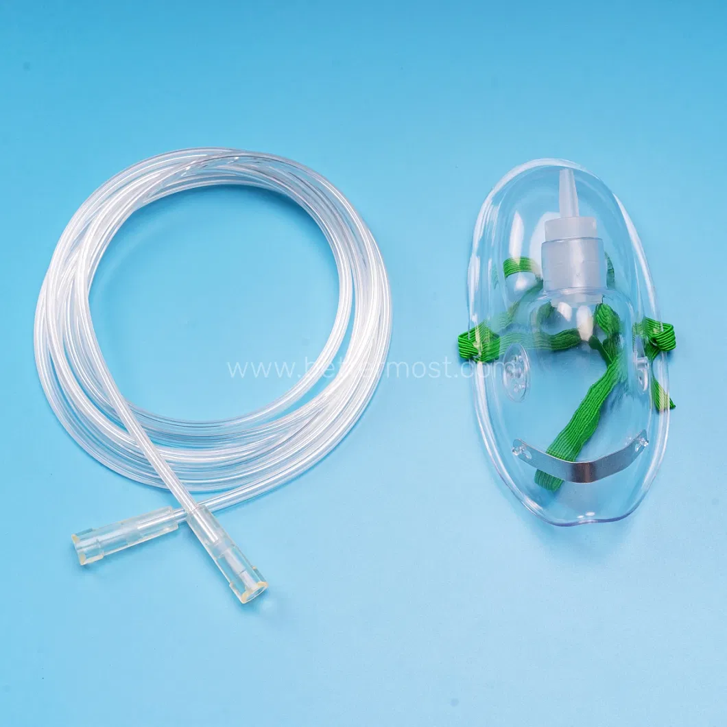 Bm® High Quality Disposable Medical PVC Oxygen Mask with Tube ISO13485 CE FDA